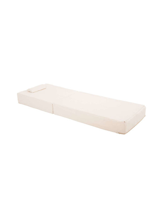 Freebox Μαξιλάρι Ξαπλώστρας με Πλάτη Μπεζ 198x70εκ.