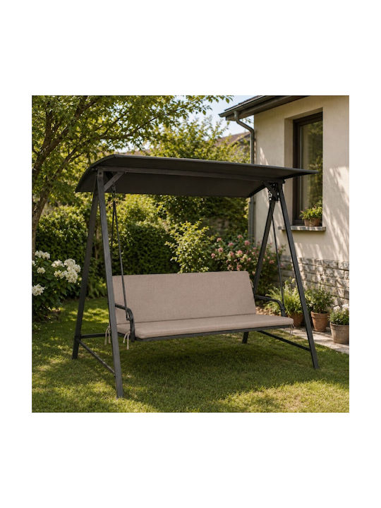 Pucioasa Gartenstuhlkissen Mit Rückenlehne Cappuccino 50x150cm