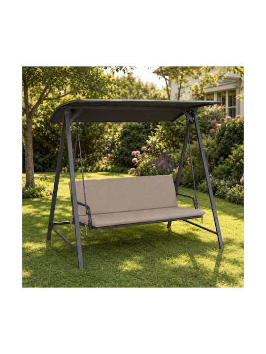 Pucioasa Gartenstuhlkissen Mit Rückenlehne Cappuccino 50x150cm