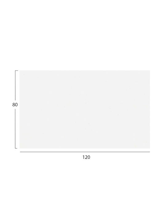 HomeMarkt Rectangular Table Surface HPL Sonoma Oak 120x80cm HM5840.36