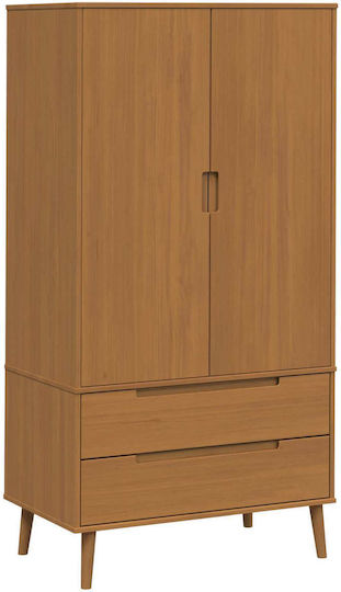 Dulap cu uși duble 90x55x175cm Caramelă Dulap cu uși duble 90x55x175cm Caramelă