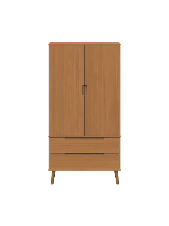 Δίφυλλη Ντουλάπα Καραμέλα 90x55x175cm