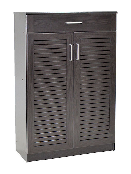 Ξύλινη Παπουτσοθήκη Sante με 5 Ράφια Wenge Μ80xΠ37xΥ123cm