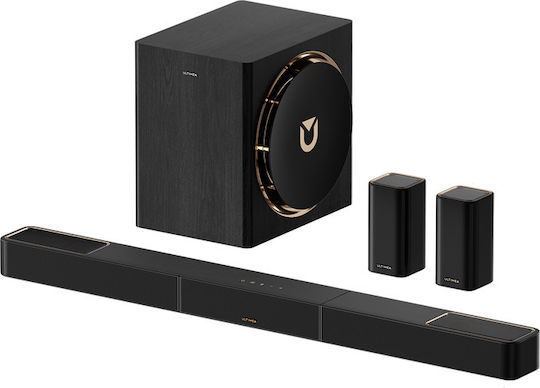 Ultimea Skywave X60 Soundbar 7.1.4 Bluetooth și HDMI 840W cu Subwoofer Wireless și Telecomandă