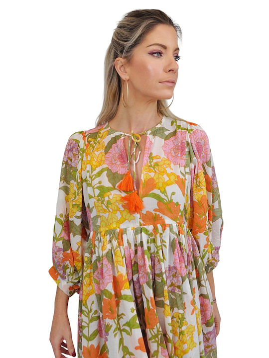 Καλοκαιρινό Mini Φόρεμα Floral