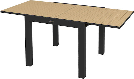Tisch 162x80x75cm Beige