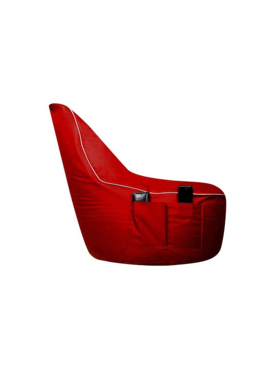 Pouf Sessel Weiß