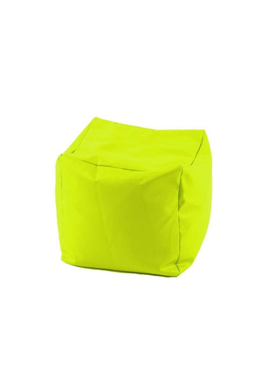 Multifunctional Bean Bag Chair Waterproof Neon Green 45x45x45cm