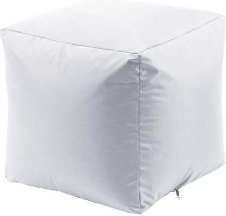Fotolii Puf Scaun Impermeabil Alb 45x45x45cm