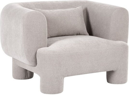 Cavsali 102 Drehbarer Sessel Beige 93x73x110cm Cavsali 102 Drehbarer Sessel Beige 93x73x110cm