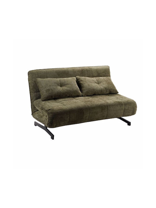 Escada Canapea Cu Două Locuri Pat Verde Olive 142x88x86cm
