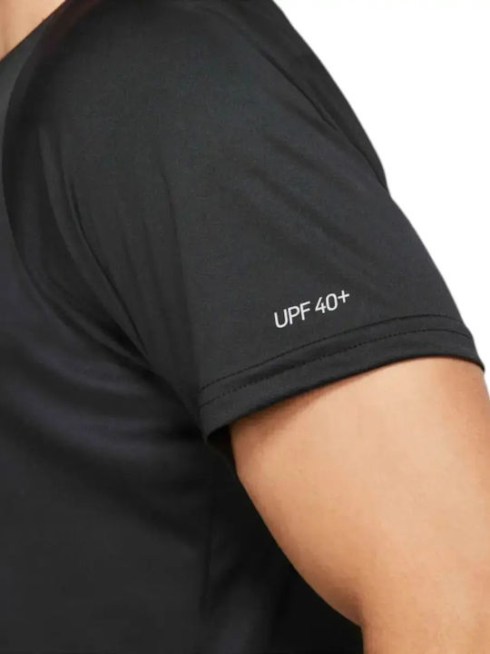 Nike Hydroguard UPF 40+ Unisex Short Sleeve Sun Protection Shirt Black
