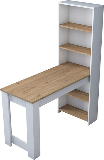 Jano2 Klappbarer Braun Küchen- und Esszimmer-Tisch 120x53,8x153,6cm