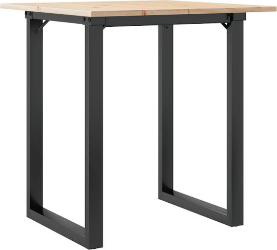 Τετράγωνο Τραπεζαρίας Καφέ 60x60x75εκ. Τετράγωνο Τραπεζαρίας Καφέ 60x60x75εκ.