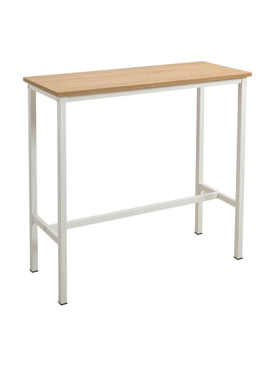 Bar Tisch Aus Holz Mit Metallrahmen 100x40x90cm