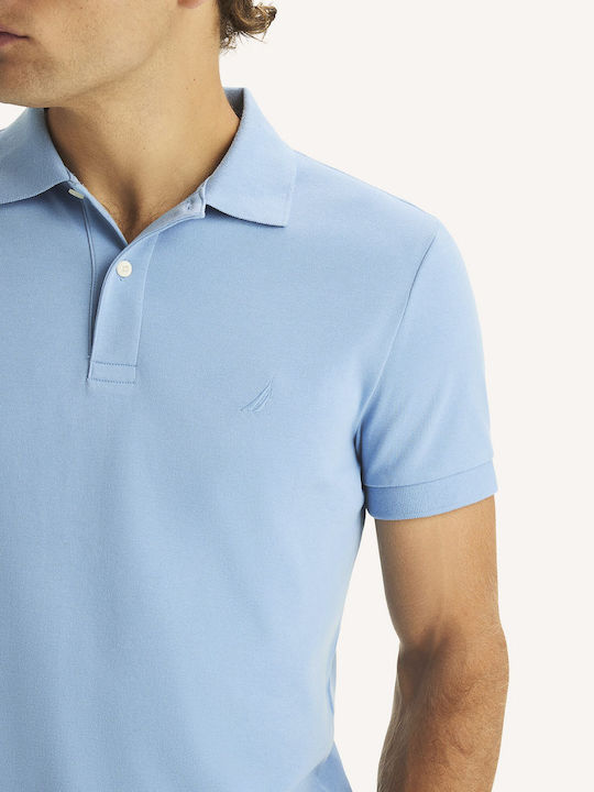 Polo Herrenbluse Kurzarm Blaue