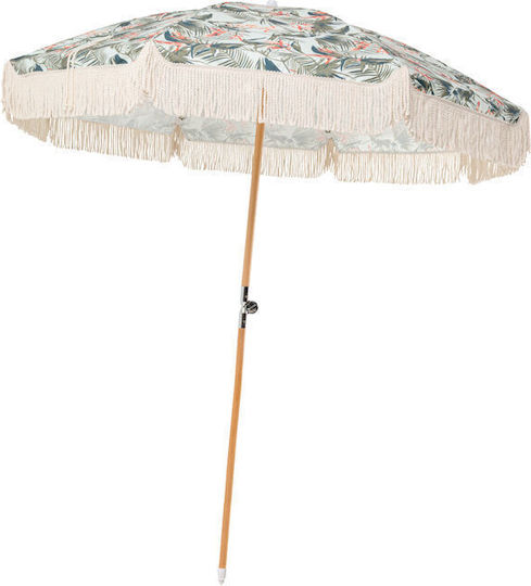 Umbrelă Rotundă Din Aluminiu Hawaii Leaf Multicolor Φ2xÎ2.26m