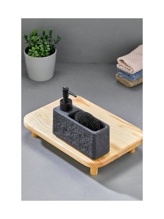 SteweHome Dispenser Κουζίνας Πλαστικό Μαύρο 480ml