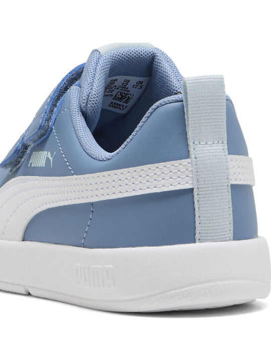 Courtflex V3 V Kinder Sneakers mit Bügel- und Schleifenverschluss Hellblau