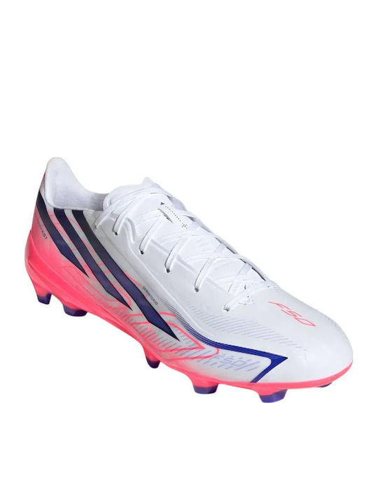 adidas F50 Hyperfast League FG Футболни Обувки с Бутони Бели