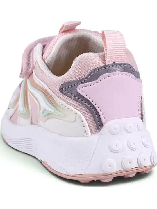 Παιδικά Sneakers με Σκρατς Ροζ