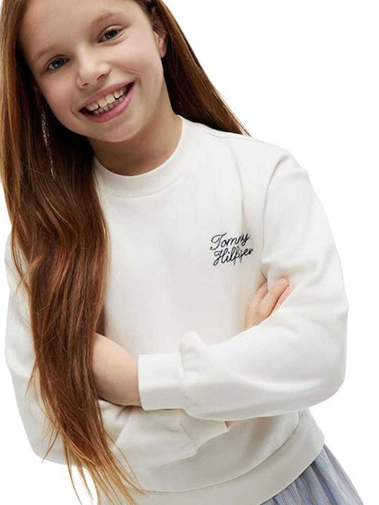 Girls Dress Long Sleeve Ecru