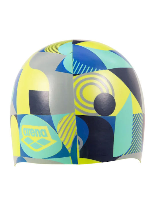 Arena Print Jr Шапка за плуване 94171113 Veraman Print Зелена