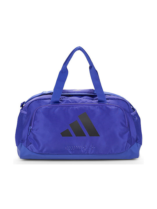 adidas Duffle Women's Shoulder Bag for Gym Blue adidas Duffle Women's Shoulder Bag for Gym Blue