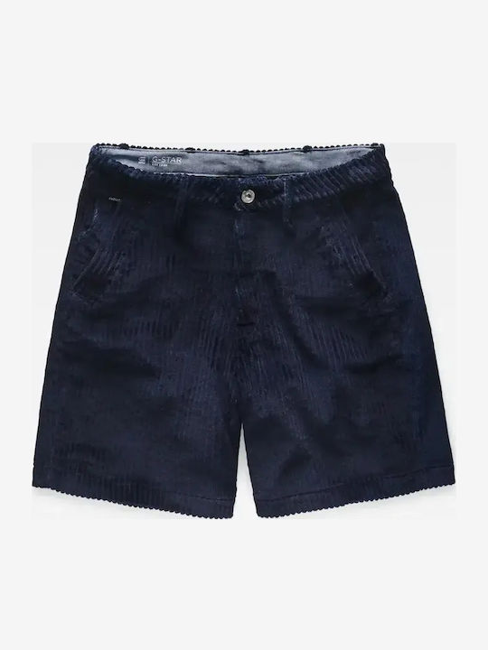Дамска бермудa Bold Indigo Corduroy, Тъмносин