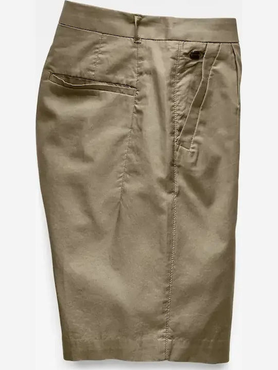 Дамски шорти с висока талия Khaki