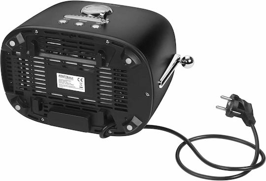 Kraft & Dele Тостер Двуместен 1000W Черен