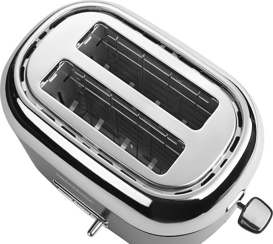 Kraft & Dele Φρυγανιέρα 2 Θέσεων 1000W Μαύρη