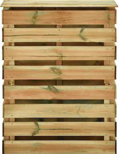 Hölzernes Außenbereich-Hocker Grün 110x58x113cm