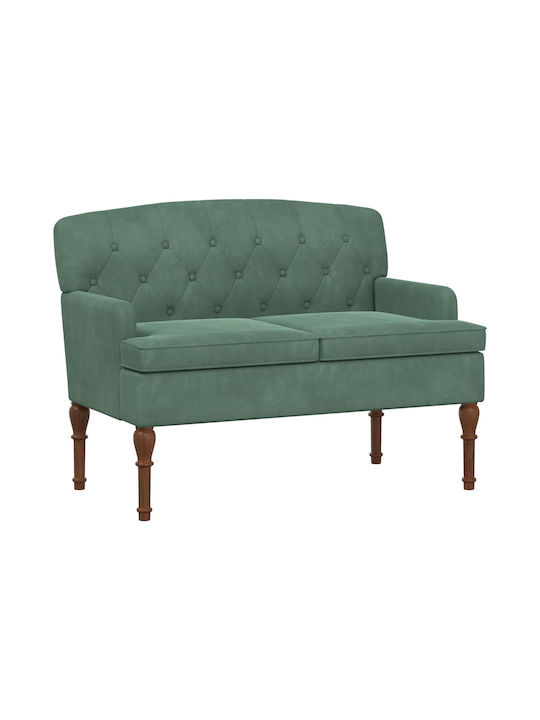 Canapea Cu Două Locuri Catifea Albastru Deschis 111x65x79cm