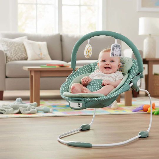 Asalvo Electric Baby Bouncer Pinchi with Music and Vibration Green