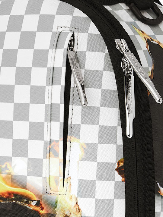 Sprayground Check Melt Backpack
