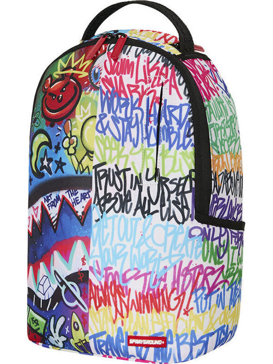 Sprayground Spray Poetry Split Mini Backpack