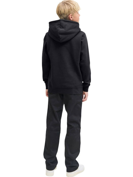 Kids Sweatshirt with Hood Black