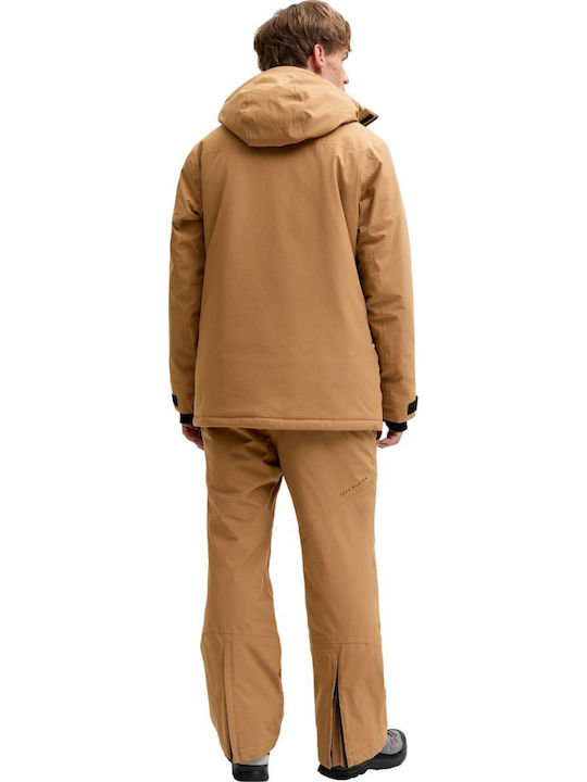Jack & Jones 12284825 Herren Ski- und Snowboardhose Braun