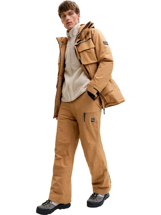 Jack & Jones 12284825 Herren Ski- und Snowboardhose Braun