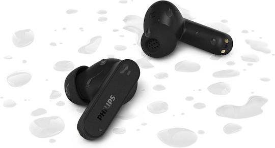 Philips TAT3000BK In-Ear Bluetooth Handsfree Headphones with Sweat Resistance and Charging Case Black