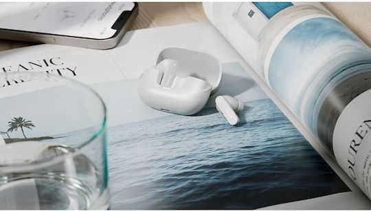 Philips TAT3000WT In-ear Bluetooth Handsfree Ακουστικά με Αντοχή στον Ιδρώτα και Θήκη Φόρτισης Λευκά