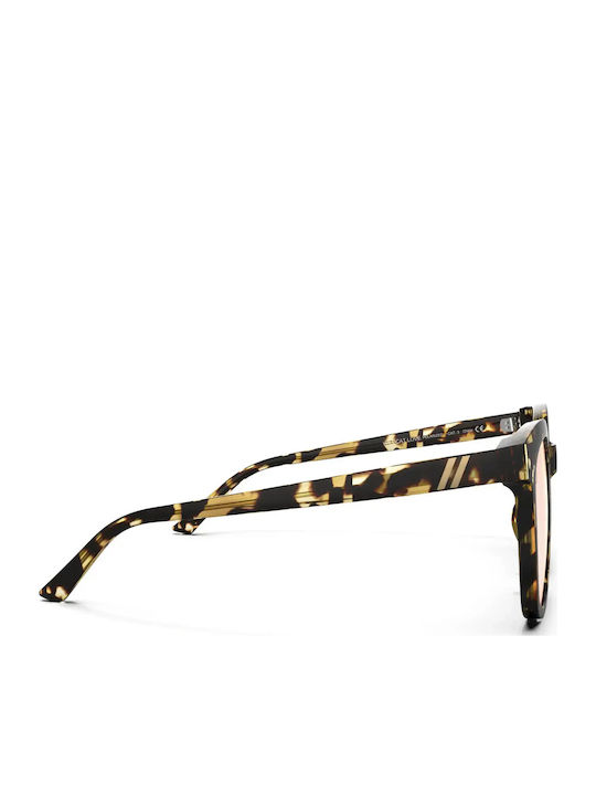Smith Unisex Γυαλιά Ηλίου με Κίτρινο Σκελετό και Χρυσό Polarized Καθρέφτη Φακό