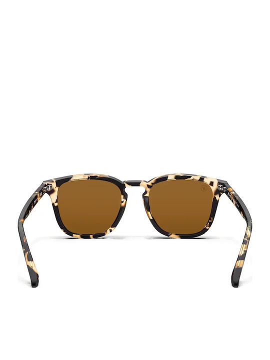 Smith Unisex Sunglasses With Brown Tartaruga Frame And Brown Polarized Lens