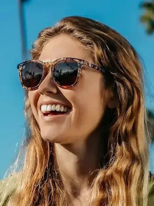 Smith Unisex Sunglasses With Brown Tartaruga Frame And Brown Polarized Lens