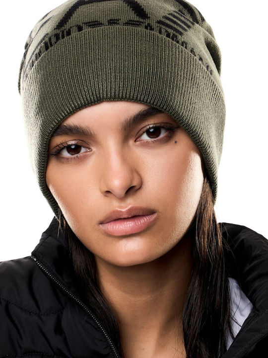 Beanie Căciulă Tricotată Pentru Femei în Culoare Verde