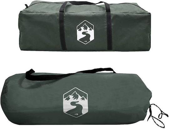 vidaXL Campingzelt Khaki 410x410x250cm