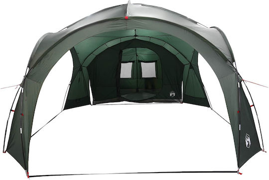 vidaXL Campingzelt Khaki 410x410x250cm