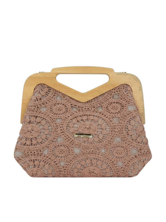 Stoff Damen Handtasche Blau