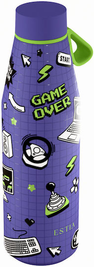 Estia Flow Save The Aegean Recycelbare Thermosflasche Rostfreier Stahl BPA-frei 500ml Game Over